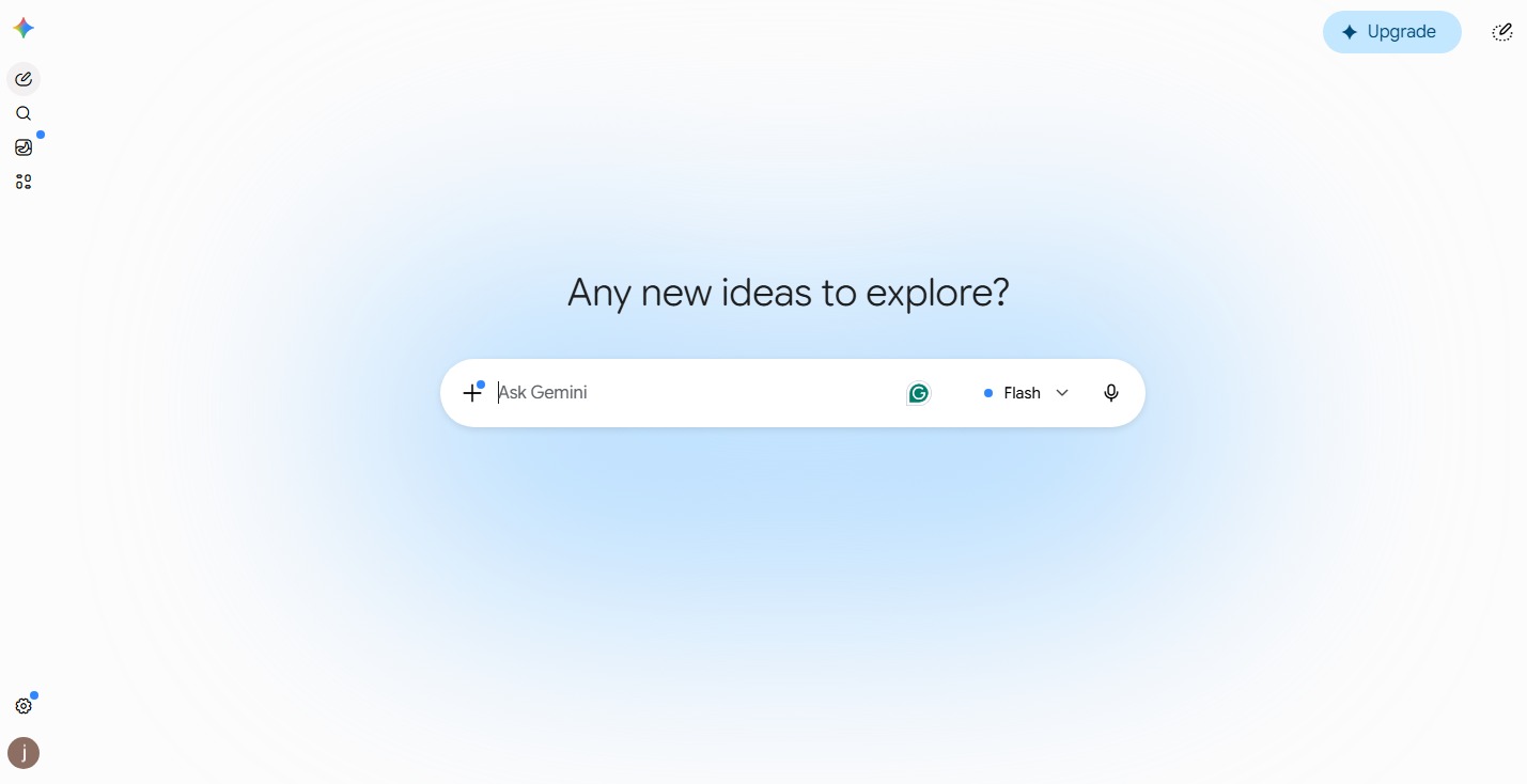 Google Gemini interface — multimodal AI by Google
